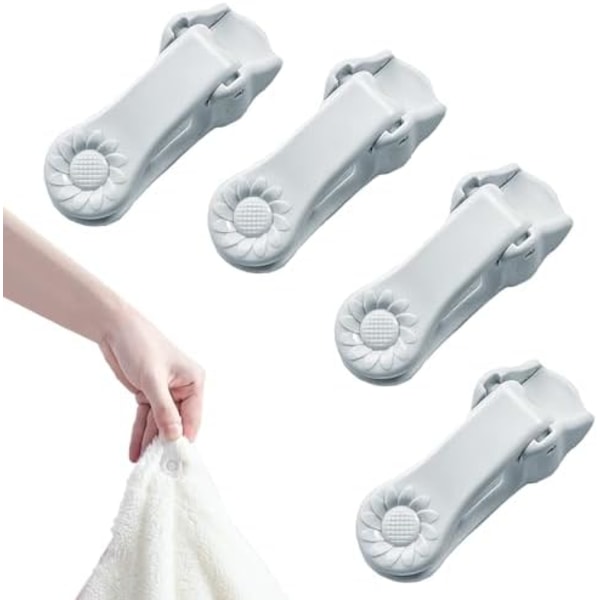 5,8x2,1x2,1cm Peittokiinnikkeet Suihkuverhokiinnikkeet, 4 kpl Lakana Kiinnikkeet Petauslakana Kiinnikkeet Peittokiinnikkeet Ilman Neuloja Peitto