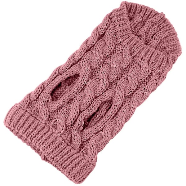 Hund Sweater Vest Varm Frakke Kæledyr Blød Strikning Uld Vinter Swe