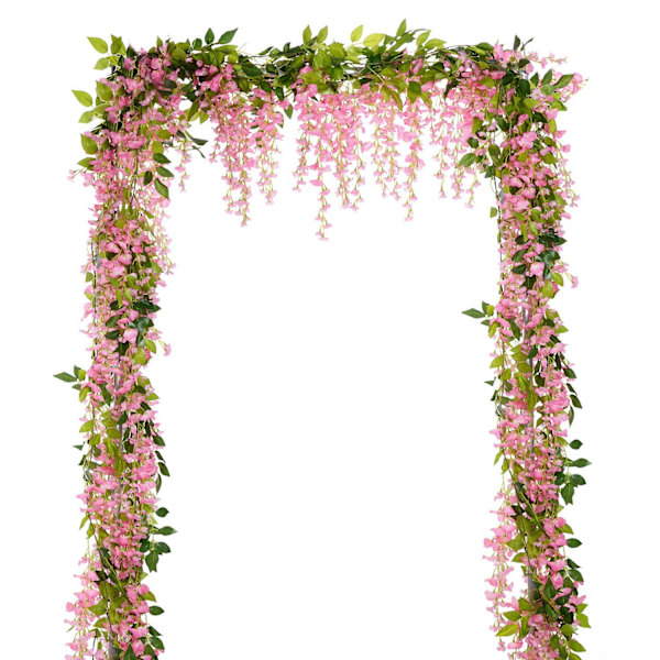 Kunstig Rose-Glycine Girlande af Wisteria Kunstig Blomst