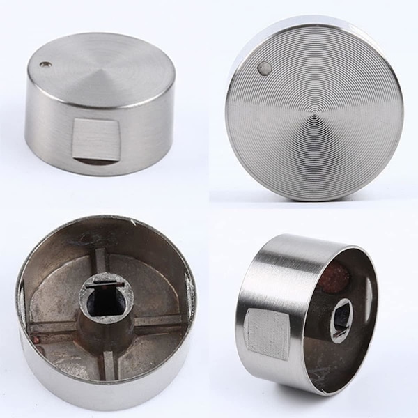 Set med 4 kontrollknappar för gasspisar i aluminiumlegering