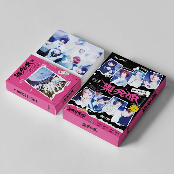 Kpop Stray Kids Rock Star Foto Kort 55 Pack Stray Kids Lomo Kort Stray Kids Rock Star Nytt Album P
