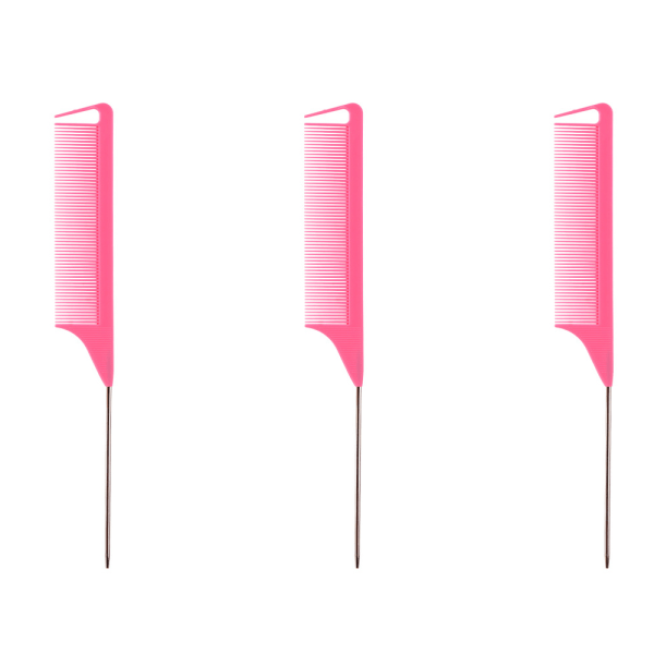3 Slick Back Hair Brush Edges Brush, Bristle Hair Brush Teasing