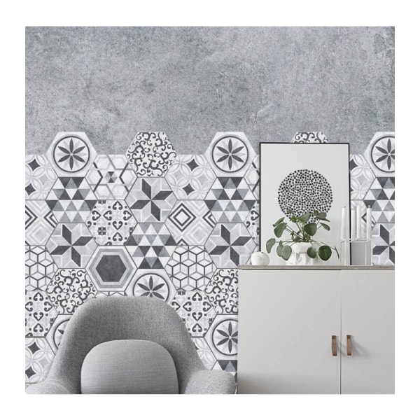 (200mmX230mm A) 10 stk. Flise klistermærker Hexagonal Industriel Stil Myre
