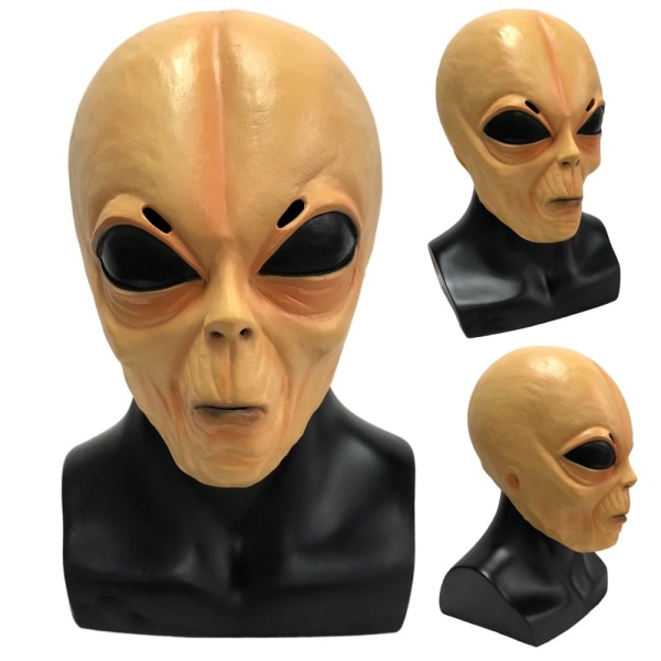 1 Halloween-naamio, pelottava alien Halloween-cosplay-pukunaamio