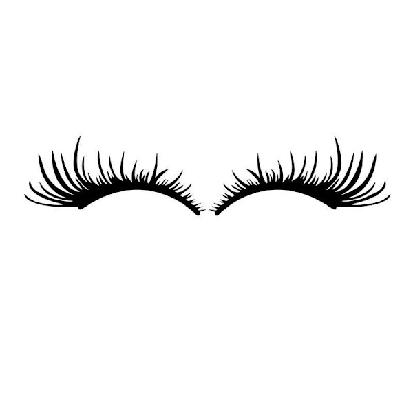 2 stk. Cils Noirs Autocollant til Bil Cils Sticker Bil D