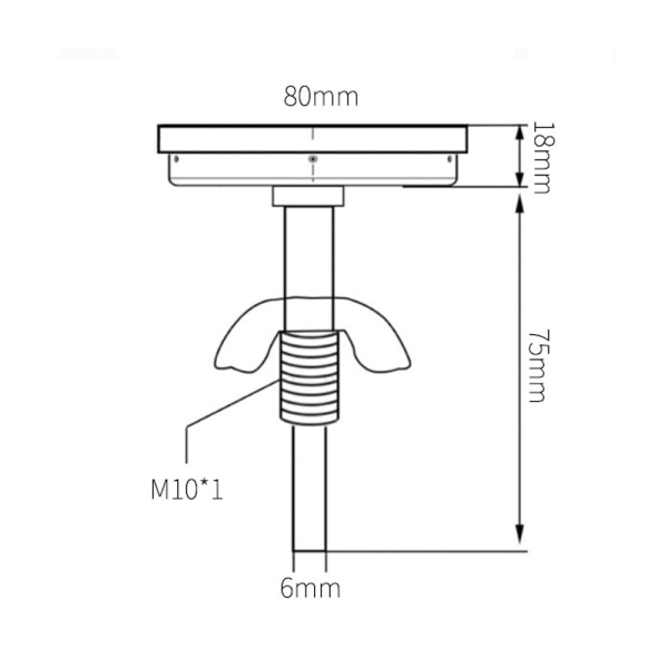 BBQ Termometer Ovnstemperatur Termometer Måler Rustfritt