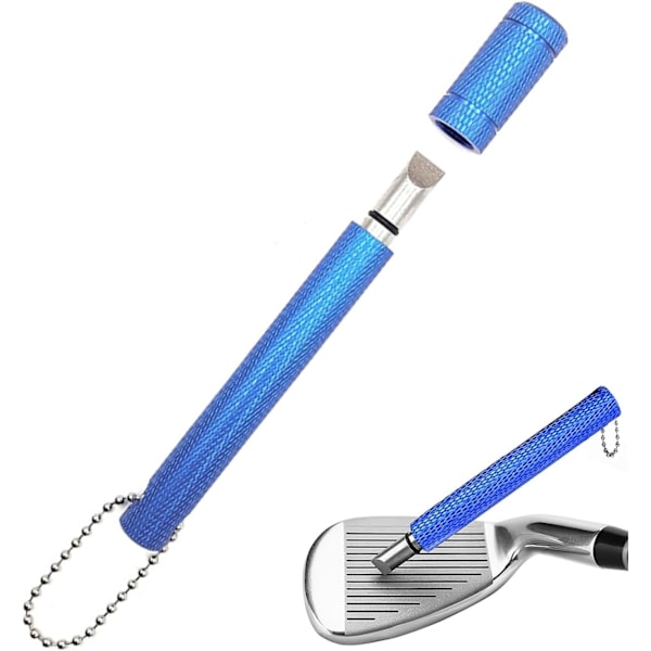 Golf Groove SharpenerGolfkølle Kant SharpenerGolfkølle Groove SlibeværktøjGolfkølle Groove SharpenerWedge Groove SharpenerBlå Slibeværktøjer