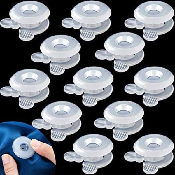 Täcke Hållare Klipp Plast Täcke Grepp Täcke Knapp Klipp för Inre Hörn och Håll Täcke Täcke på Plats