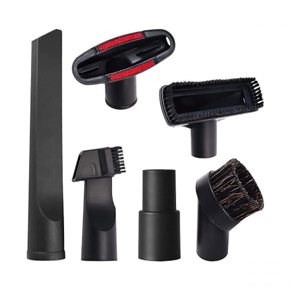 6-pakkaus 32mm pölynimurin suuttimia, pölynimurin kärjet