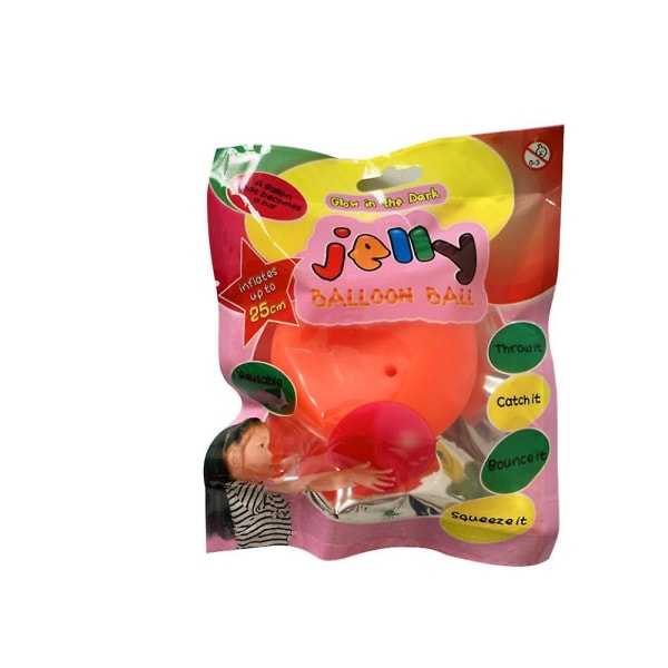 Barn Bubble Ball leksak Uppblåsbar vattenballong Mjuk gummi Ba