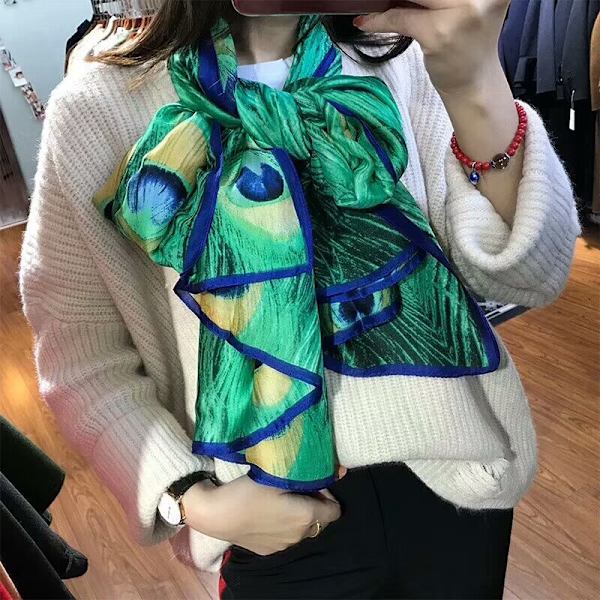 1 st Silk Scarf för kvinnor | Dam lätt