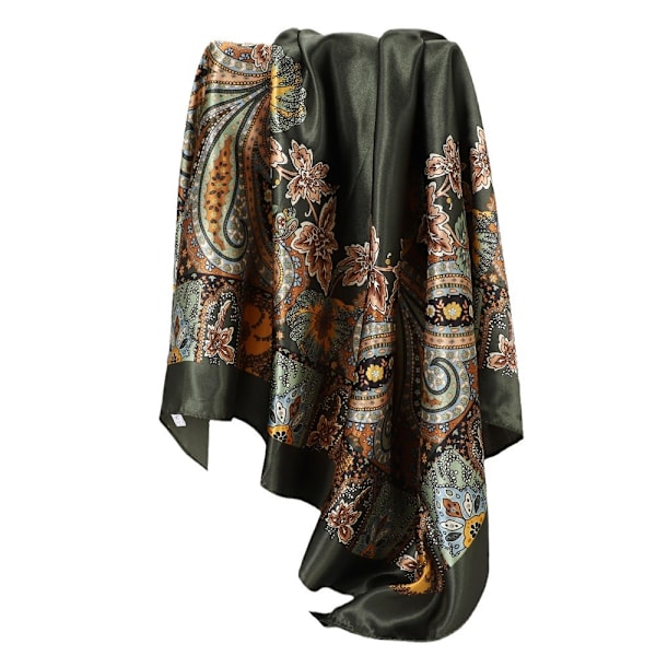 6 stk. 35” Satin Store Firkantede Hovedtørklæder - Silkelignende Hals tørklæde Hår Sovende Wraps Satin Silke Tørklæder til Kvinder