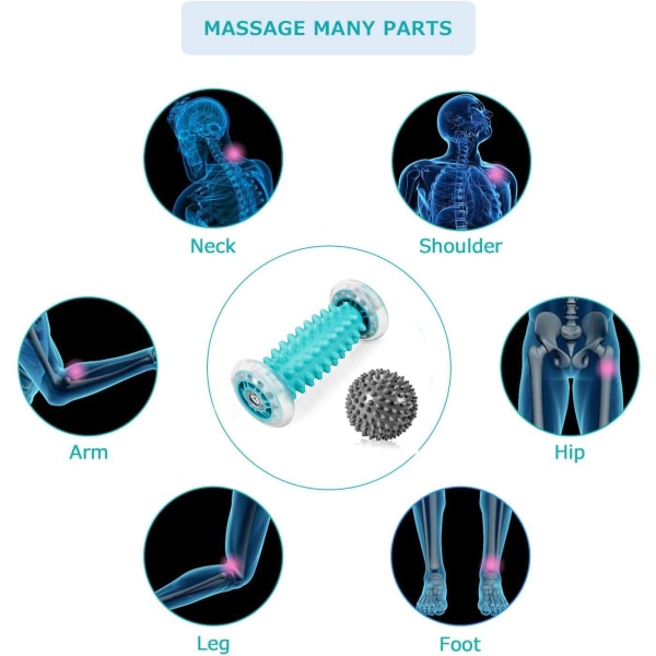 Massasjerulle og massasjeball for plantar fasciitt - Smertelindring