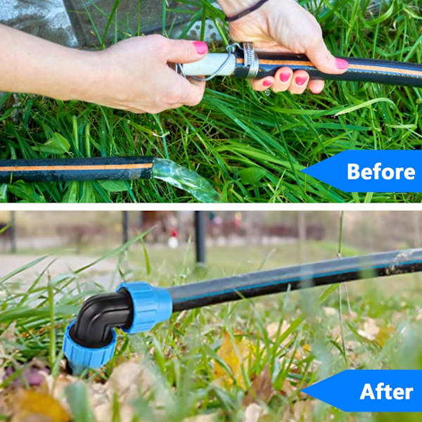 PP-fitting til PE-rør 32mm, plast PE-fitting PP-stik til vandrør PPR-stik PE PVC-rør