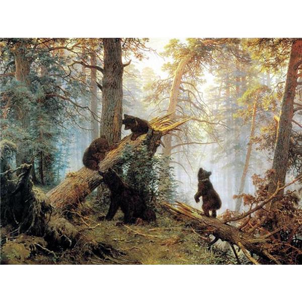 30 × 40 Ruskea Karhuperheen Timanttimaalaus (30 * 40, 1 kpl) D