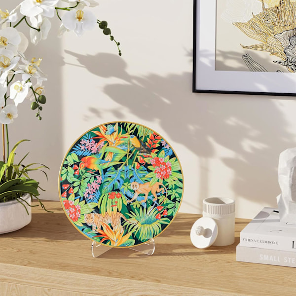 5 Pak Akryl Display Stativ, Plade Stativ til Visning, Klar Staffeli Stativ, Display Holder til Kort, Ramme, Billede, Magasin