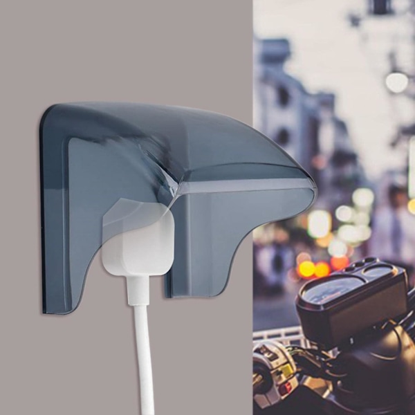 Utendørs Stikkontakt Vanntett Kapsling Enkel å Bruke Elektrisk Stikkontaktdeksel for Bryter Verkstedbeskyttelse, Blå