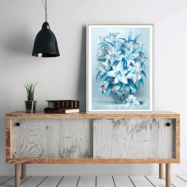 30 x 40 cm ,lis Diamantmålning Broderi Diamantmålning  Kan