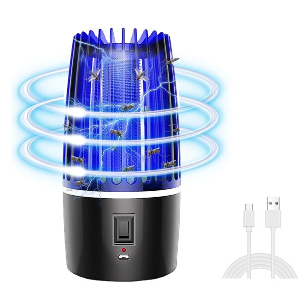 (4000mAh) Hyttystenkarkotinlamppu, 360° UV-hyönteispyydys, 2 in 1 Elec