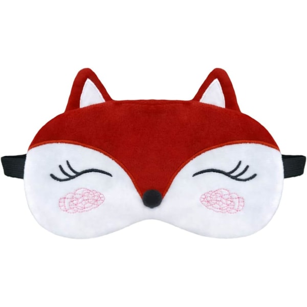 Peluche Rose Masque pour Les Yeux Enfant Femme Fille Adulte Hom