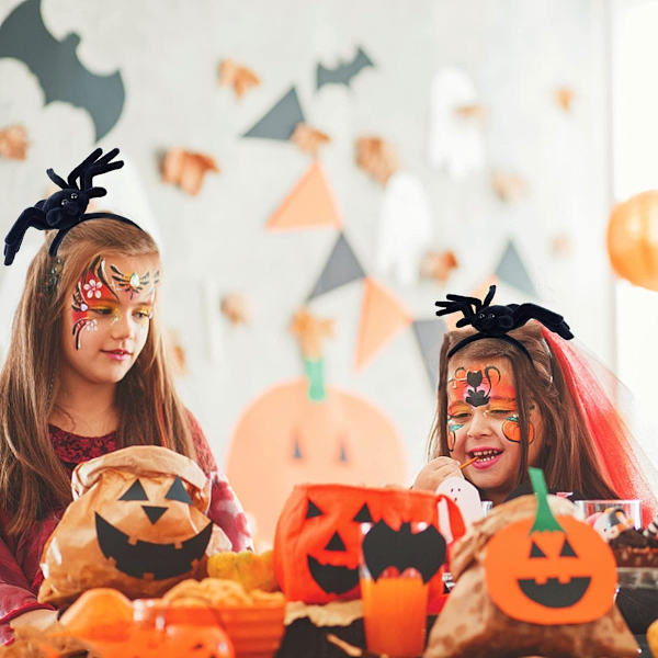 Halloween Spindel Hårband Svart Spindel Huvudbonad Halloween Hårband Cosplay för Kvinnor Hårtillbehör Huvudbonad för Hår