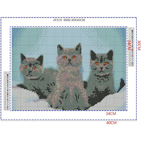 Diamantmålning Djur Full Square 5D Strass Målning Kits