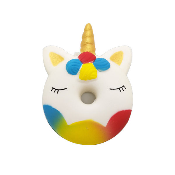 2 kpl 5 tuuman Squishies Jumbo Donut Unicorn Kawaii Pehmeä Risi