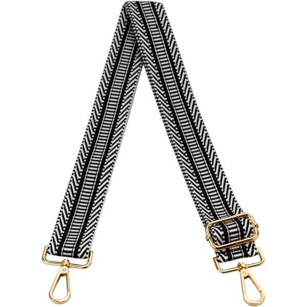 Väska Strap Byt ut Axelväska Kvinnor Bred Justerbar Jacquard Vävd Handväska Remmar