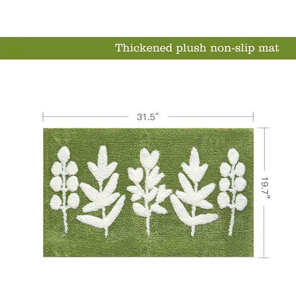 1 kpl kylpyhuoneen mattoa, Imuva ja pehmeä pörröinen matto suihkun, kylpyammeen, lavuaarin, wc:n, liukastumattoman, pehmeän maton lattialle