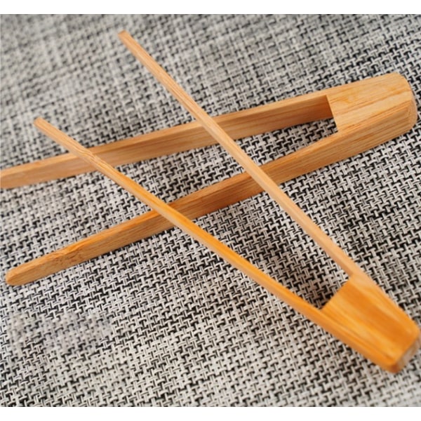 Natural Bambu Toast pihdit - 25 cm - Ohuet oksat Easy Grabbi