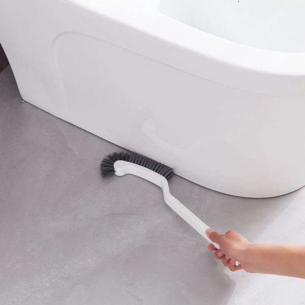 2 stk. Toiletbørste med holder, slank kompakt badeværelsesbørste til badeværelsesopbevaring - Toi