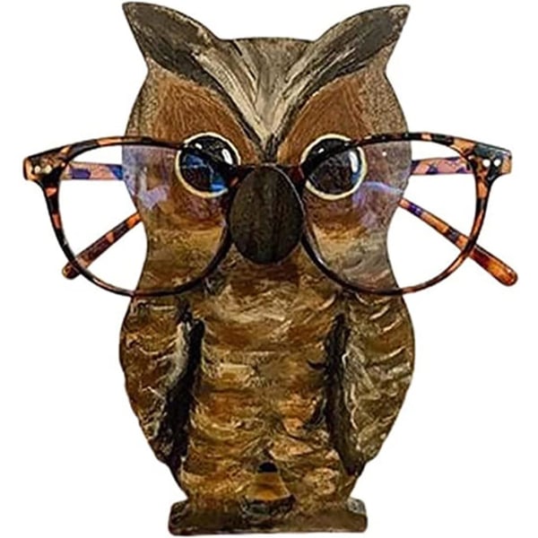 Djurformad träglasögonhållare Handgjord glasögonhållare för hemmakontor-typ 4