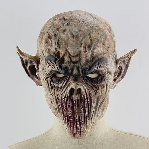 Hophen Läskig Halloween Mask Terror Spöke Djävul Mask Dansfest Läskig Biokemisk Alien Zombie Mössor