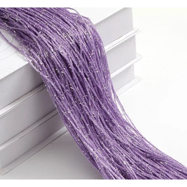 (Violetti) String verho, 100 x 200 cm, Metallinen ulkonäkö, Tavallinen