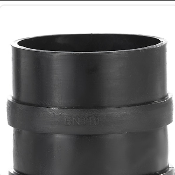 2 stk. Gummislangetilslutning (110mm*14cm) - Til vaskemaskine/opvaskemaskine