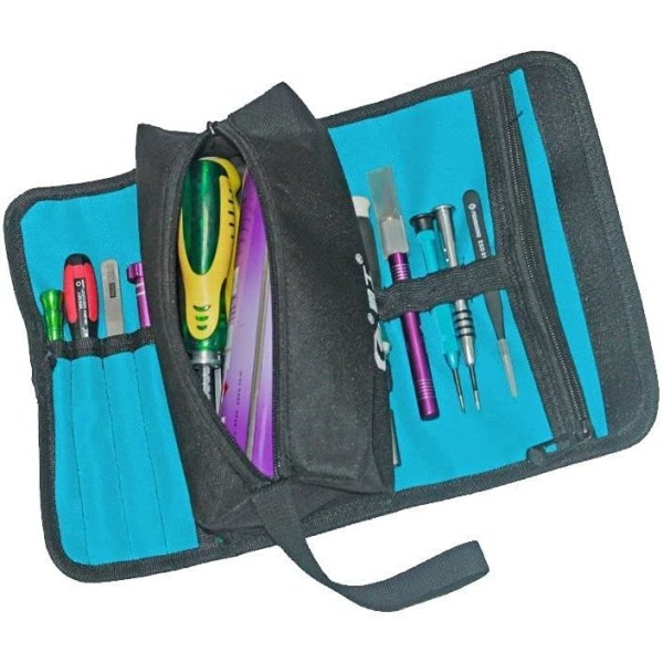 Työkalulaukku, Canvas Roll Up Tool Bag, Tyhjä työkalujen säilytyspussi, S