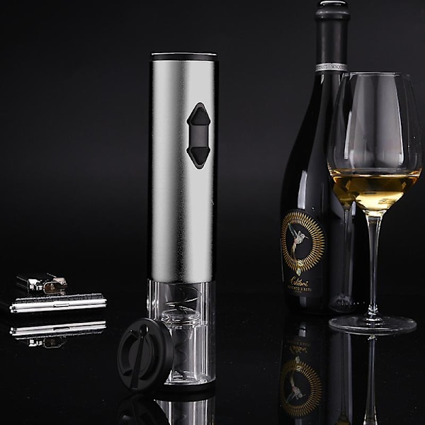 Elektrisk Corkscrew Vinåbner Flaskeåbner 1 Stk Sort