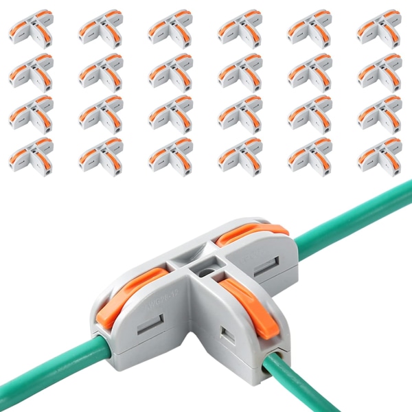 Håndtag Wire Connectors, 25 stk T-Tap Quick Terminal Connectors，T Typ
