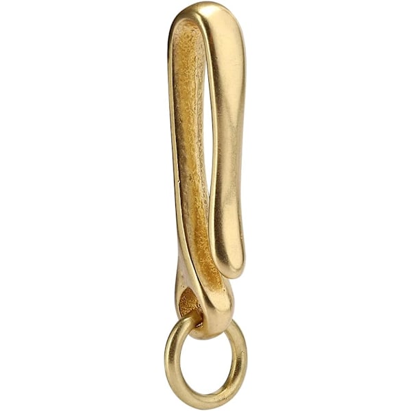 7,2×03×1,1cm Handgjord Rustik Ren Koppar U-Forma Nyckelring Spänne Ring för Enkel Fästning DIY Handgjorda Tillbehör (Stor