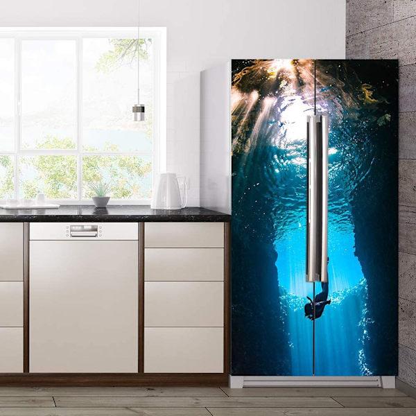 77x200cm Ovitarttuma Trompe l'oeil -efekti 3D-tapetti（Tyyli 20)