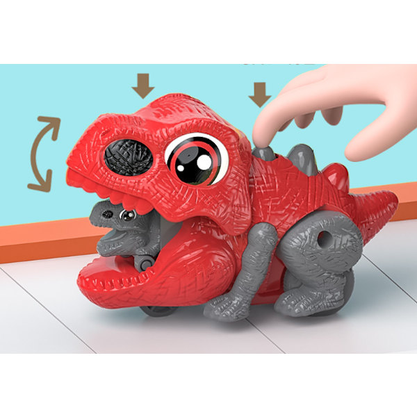 Vert Dinosaur Katapultbil til Børn Bil