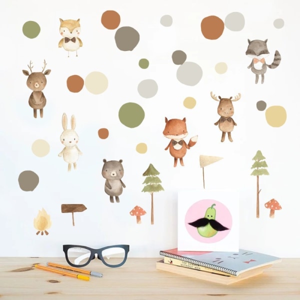 Wondever Stickers Muraux Pissenlit Animaux Autocollants Muraux