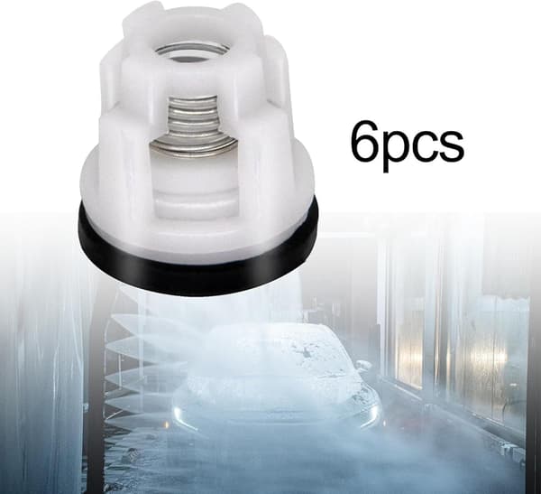 6x Tilbakeslagsventilsett 6x Erstatningstrykkskiveventilsett for modell