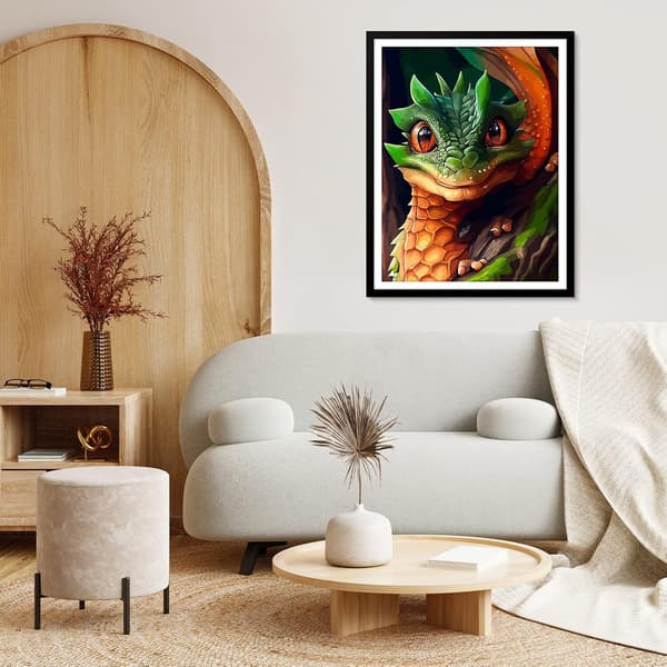 5D Diamantmaleri 30x40cm Drage L