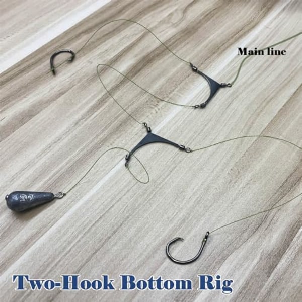 34x19mm 3-veis Svirvel Fiske - 15 stk 3-veis Rullende Svirvler Fiskeutstyr Rustfritt Stål for Fiske Rigger Saltvann