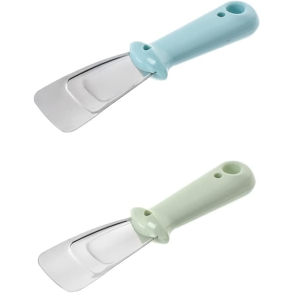 16.8x4.5cm 2 stk Fryser Defroster Skrape Rustfritt Stål Isskrape Hjem Kjøkken Fryser Avrimer Praktisk Kjøleskapstilbehør