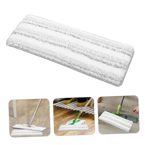 Paket Absorberande Mopp Ersättningsdynor för Golvrengöring Återanvändbara Mopphuvuden Mopptillbehör