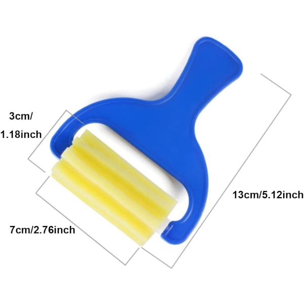 St Mini Målarpenslar Roller Svamp DIY Ritverktyg Konstmaterial