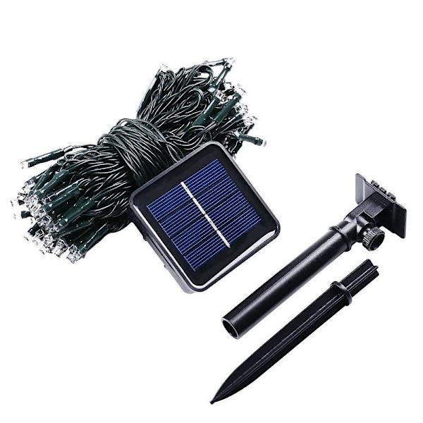 LED solcellelyssnor (fargeløs)