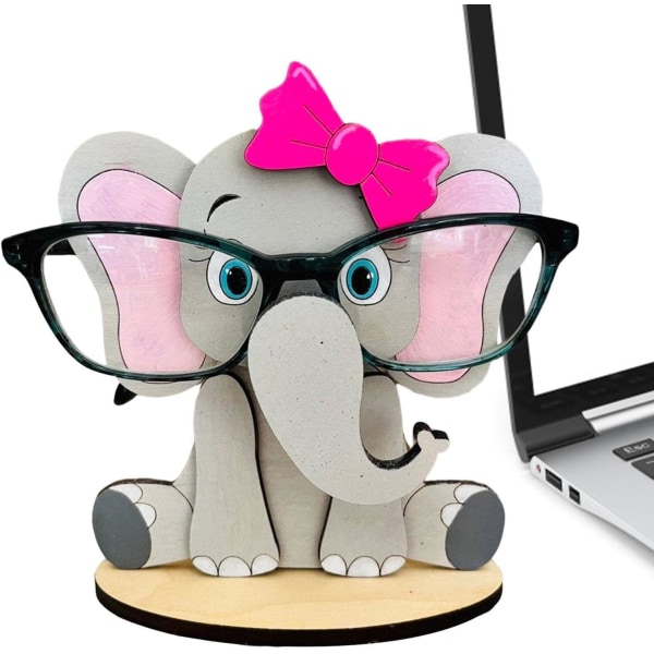 morsomme håndlagde 3D-tresolbriller for kontortilbehør, hjemmekontordekorasjon